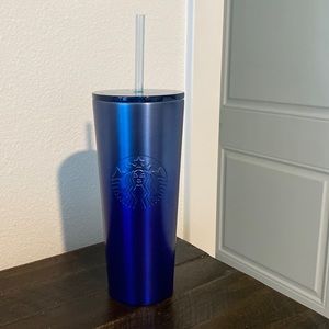 Ombré Blue 16oz Starbucks Cup